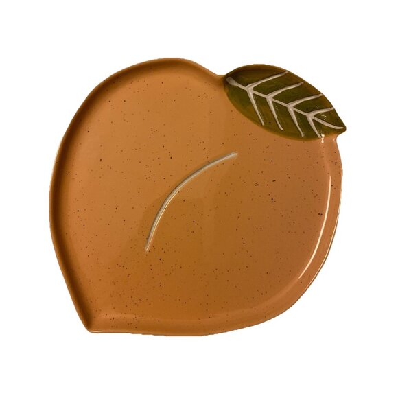 Urban Outfitters UO Home Peach Shaped Fruit Serving Plate Retired Replacement - Picture 1 of 7